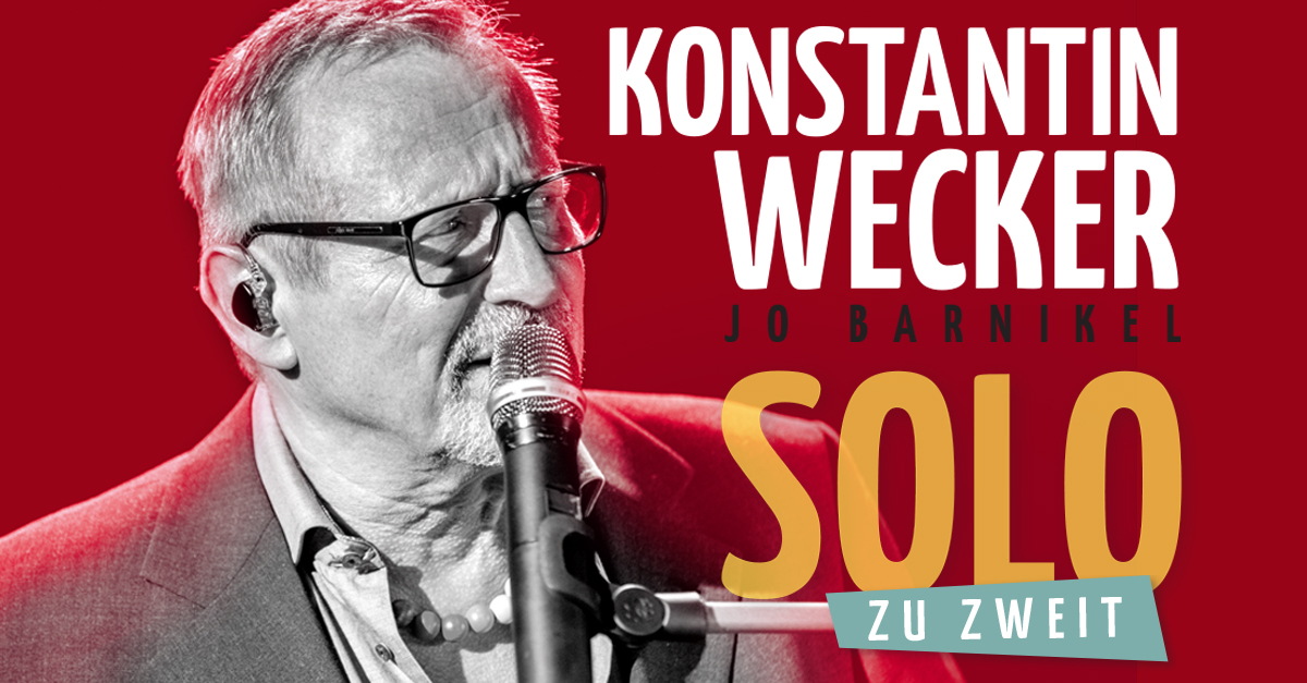 Konstantin Wecker und Jo Barnikel: „Solo zu zweit“