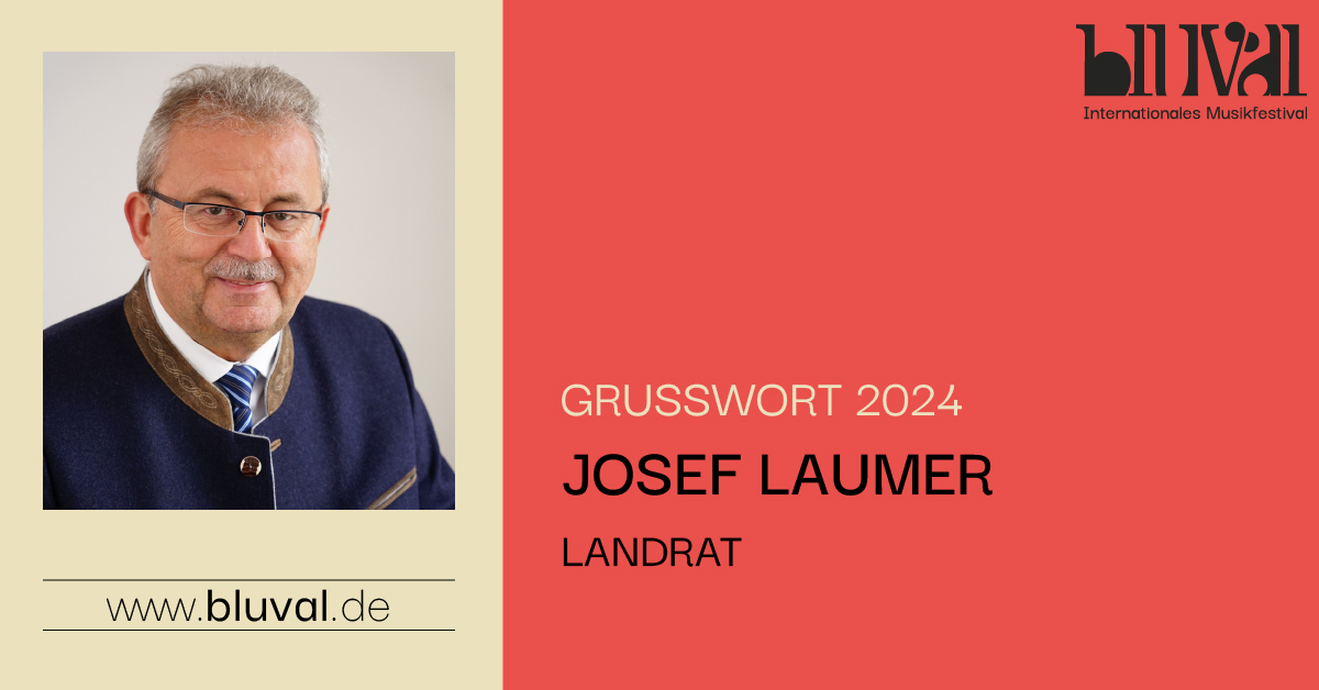 Josef Laumer - Grußwort 2024