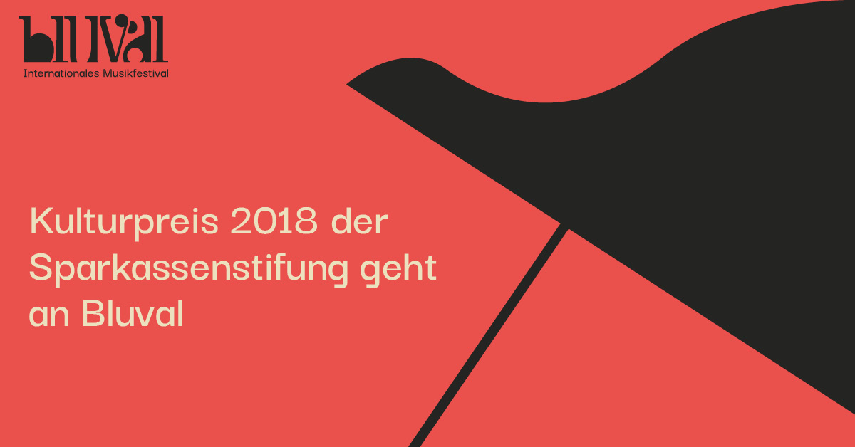 Kulturpreis 2018 der Sparkassenstiftung geht an Bluval